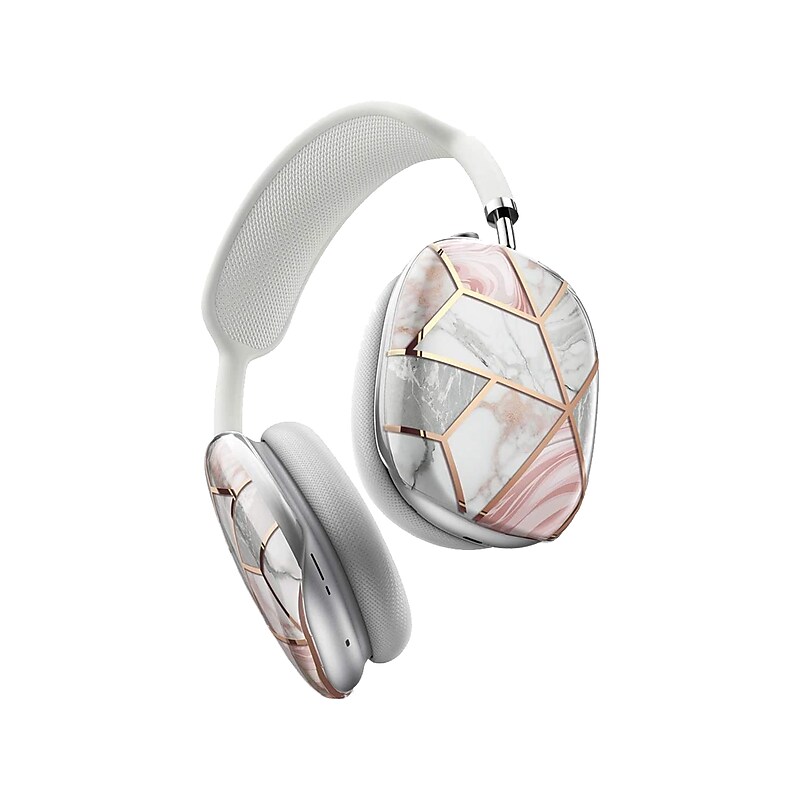i-Blason Cosmo Case for AirPods Max, Marble Pink (AirPodsMax2020-Kits-Cosmo-Marble) image 1