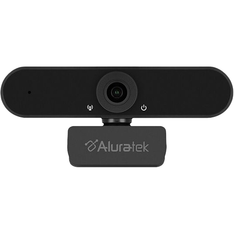 Aluratek HD 1080p Webcam, 2 Megapixels, Black (AWC03F) image 1