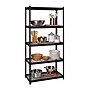 Iron Horse 2300 lb. Wire Rivet Series 5-Shelf Metal/Wire Deck Shelving Unit, 36"W, Black (22130)~#|#~sp123885418_sc7