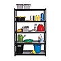 Iron Horse 2300 lb. Wire Rivet Series 5-Shelf Metal/Wire Deck Shelving Unit, 48"W, Black (22131)~#|#~sp123885426_sc7