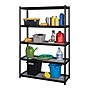 Iron Horse 2300 lb. Wire Rivet Series 5-Shelf Metal/Wire Deck Shelving Unit, 48"W, Black (22131)~#|#~sp123885427_sc7