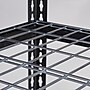Iron Horse 2300 lb. Wire Rivet Series 4-Shelf Metal/Wire Deck Shelving Unit, 36"W, Black (22129)~#|#~sp123885437_sc7