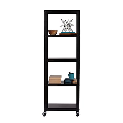 Space Solutions 72-inch High Mobile 5-Shelf Bookcase - Thumbnail 2