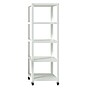 Space Solutions Ready-to-assemble 72-inch High Mobile 5-Shelf Bookcase, White~#|#~sp123885456_sc7