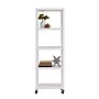 Space Solutions Ready-to-assemble 72-inch High Mobile 5-Shelf Bookcase, White~#|#~sp123885463_sc7