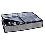 Simplify Under the Bed Shoe Storage Box, 12 Pair, Black (25430-BLACK)~#|#~sp12403423_sc7