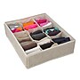 Simplify Drawer Organizer, 9 Compartment, Faux Jute (25516-FEJ)~#|#~sp12403443_sc7