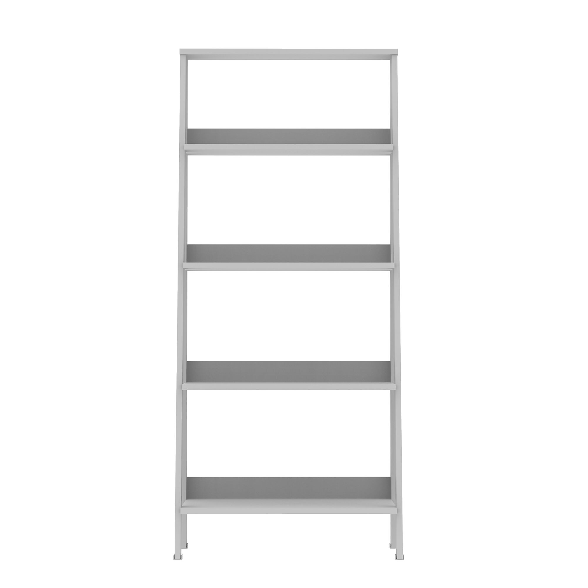 Walker Edison 55″ Wood Ladder Bookshelf – White (SPS55LDWH) Sansujyuku sansujyuku.com