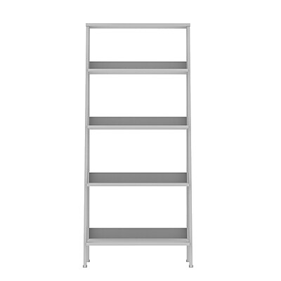 Walker Edison 55″ Wood Ladder Bookshelf – White (SPS55LDWH) Sansujyuku sansujyuku.com