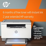 HP LaserJet MFP M234dwe Wireless Black & White Printer with bonus 6 free months Instant Ink through HP+ (6GW99E)