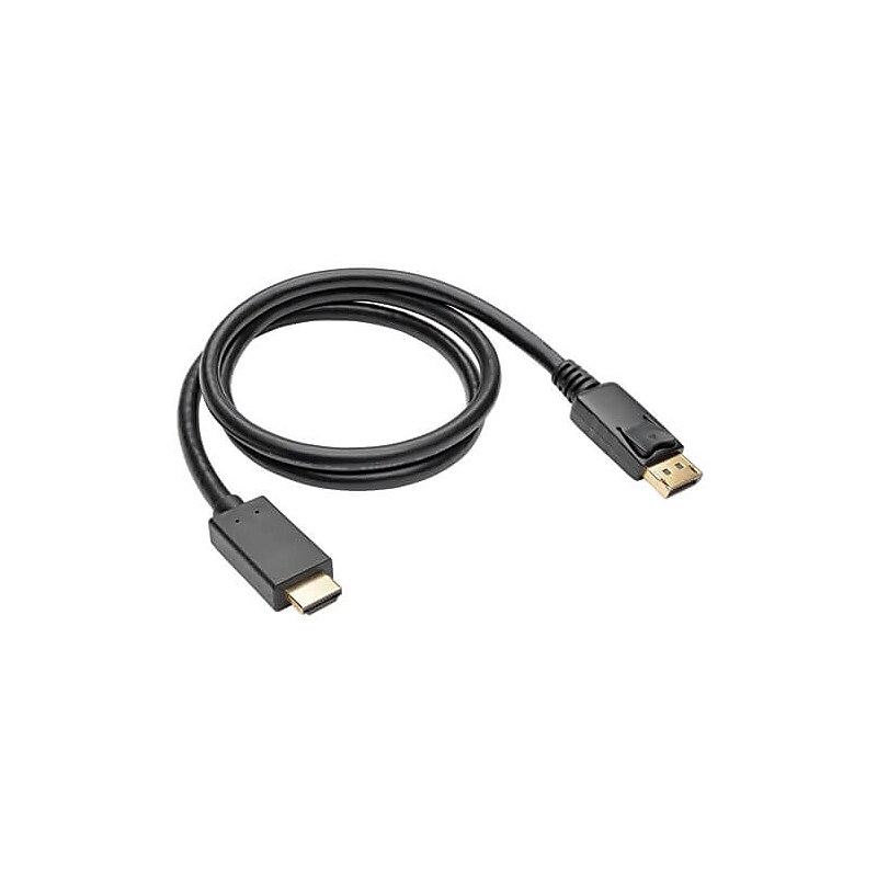 TrippLite DisplayPort 1.2 to HDMI Active Adapter Cable M/M, Black (P582-003-V2-ACT) image 1