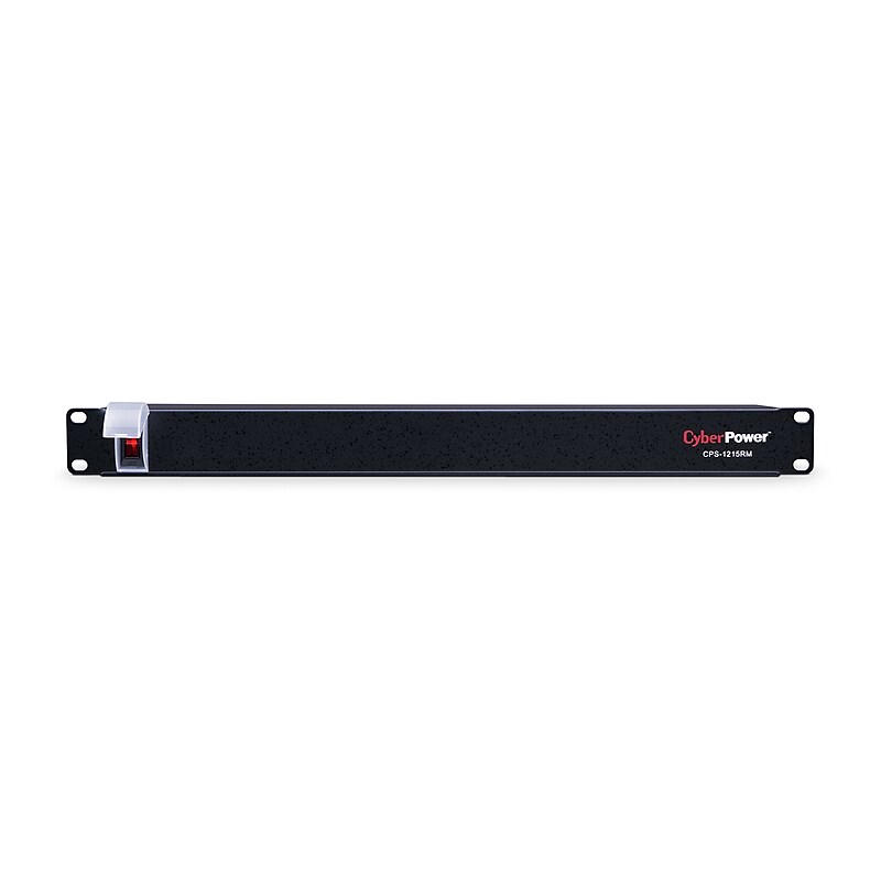 CyberPower 120 VAC Rack Power Distribution Unit, 10-Outlet, 1U Rack Mount, Black (CPS1215RM) image 1