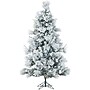 Fraser Hill Farm 6.5 ft. Flocked Snowy Pine Pre-Lit Artificial Christmas Tree, 450 Lights (FFSN065-3SN)	~#|#~sp12417298_sc7