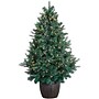 Fraser Hill Farm 5 ft. Northern Cedar Teardrop Pre-Lit Artificial Christmas Tree, 300 Lights (FFNC050-5GREZ)	~#|#~sp12417505_sc7