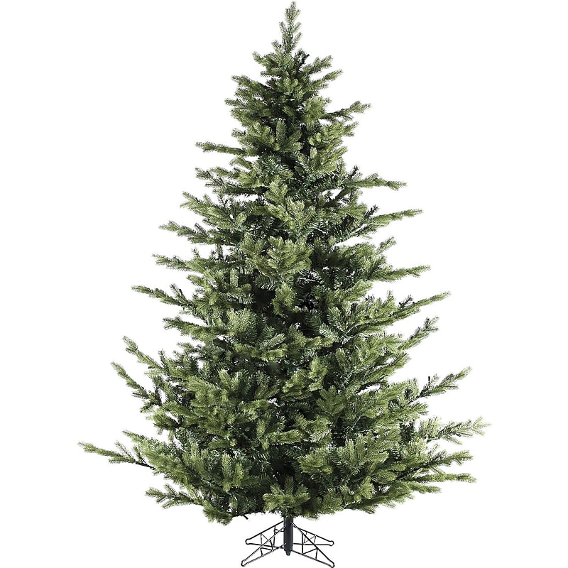 Fraser Hill Farm 9 ft. Foxtail Pine Pre-Lit Artificial Christmas Tree (FFFX090-0GR) image 1