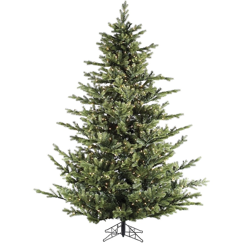Fraser Hill Farm 9 ft. Foxtail Pine Pre-Lit Artificial Christmas Tree, 1250 Lights (FFFX090-5GR) image 1
