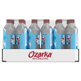 Ozarka Sparkling Water, Simply Bubbles, 16.9 oz. Bottles, 24/Carton (12349548)