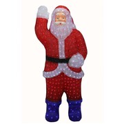 Northlight 3' Lighted Commercial Grade Acrylic Santa Claus Christmas...