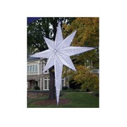 GKI/Bethlehem Lighting 54 inch LED Lighted White and Silver Moravian Star...