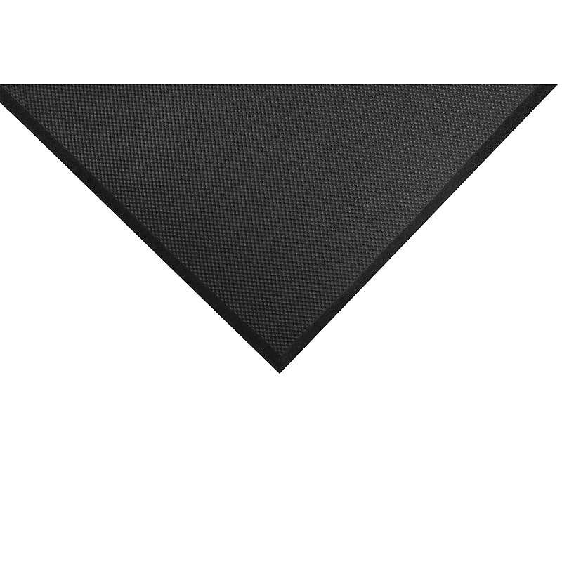 M + A Matting Cushion Complete Anti-Fatigue Commercial Floor Mat, 3' x 10', Black (4940310000) image 1