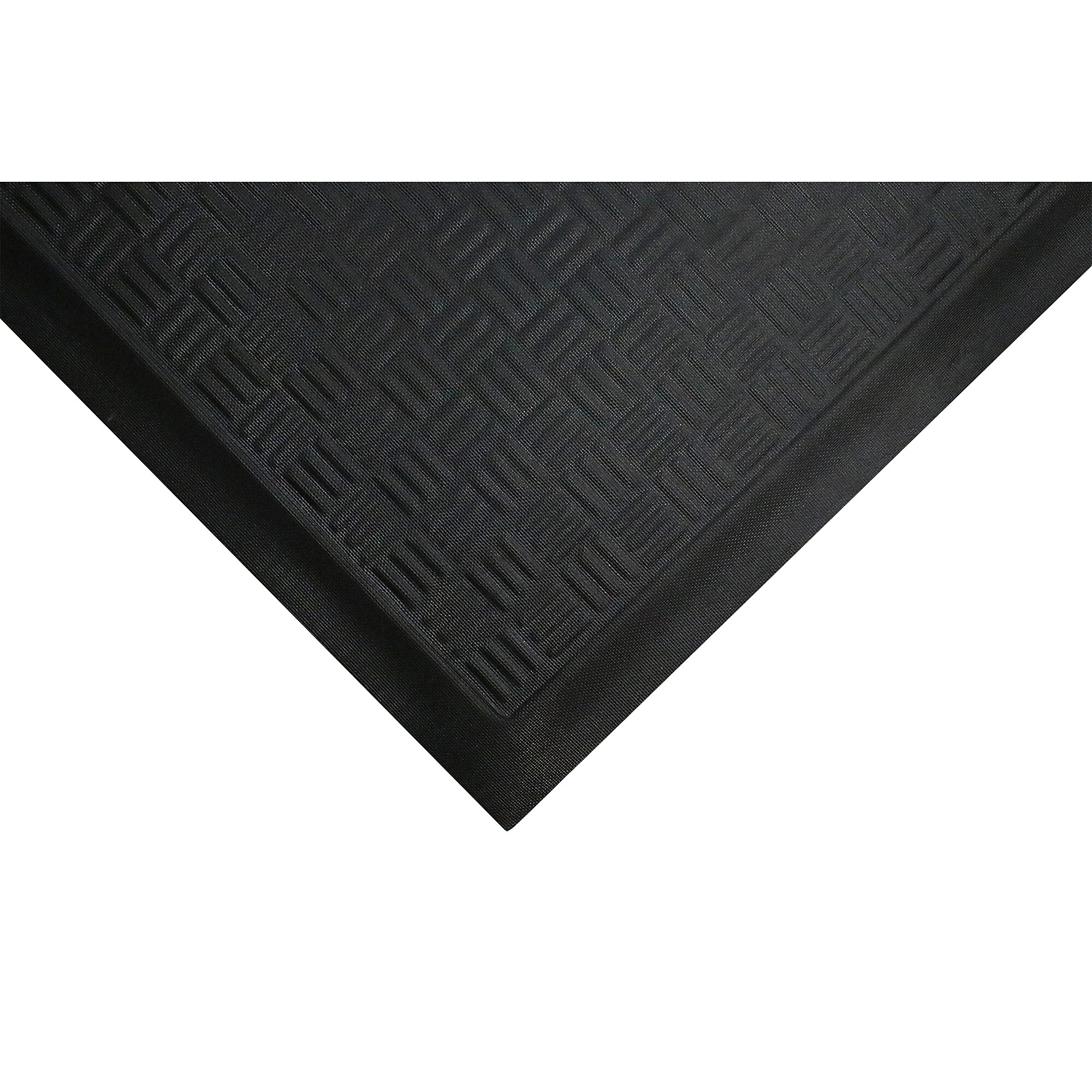 M+A Matting Comfort Station Max Nitrite Rubber Anti-Fatigue Floor Mat Without Holes, 4′ x 6′, Black (3700459100) Sansujyuku sansujyuku.com