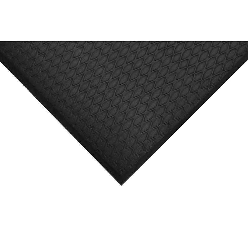 M + A Matting Cushion Select Anti-Fatigue Commercial Floor Mat, 3' x 12', Charcoal (4140312100) image 1
