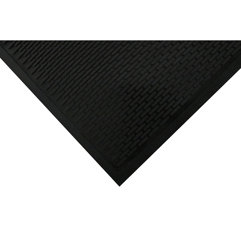 M + A Matting SuperScrape Commercial Outdoor Scraper Floor Mat, 5.67' x 5.67', Black (5555066100) image 1