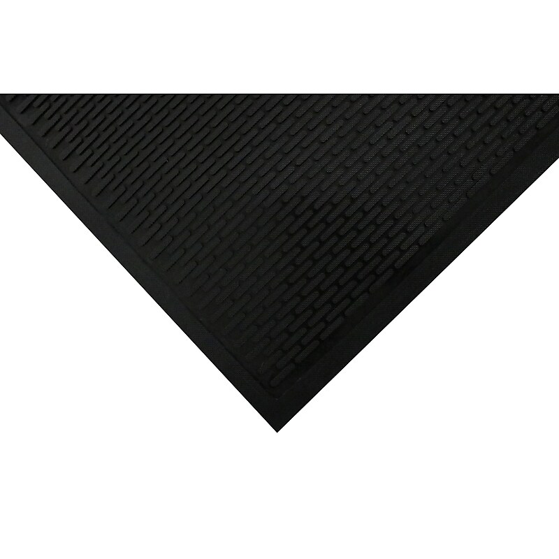 M + A Matting SuperScrape Commercial Outdoor Scraper Floor Mat, 3.75' x 5.67', Black (555046100) image 1
