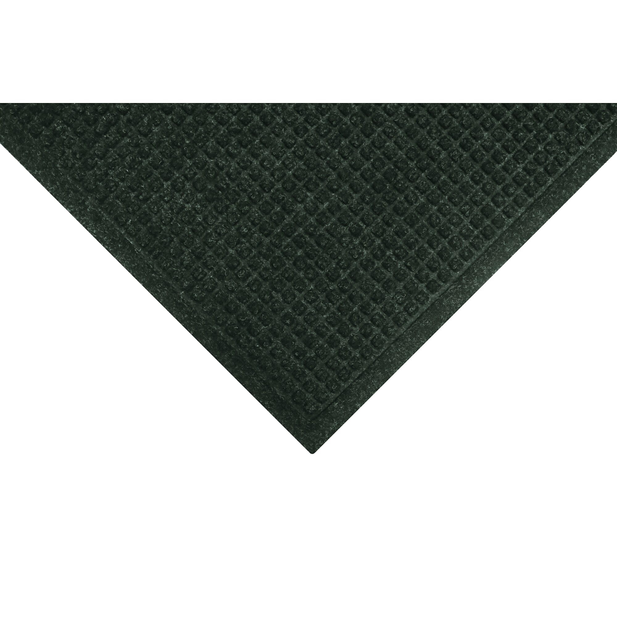 M+A Matting WaterHog Squares Commercial Wiper/Scraper Entrance Floor Mat, 3′ x 5′, Evergreen (2805935170) Sansujyuku sansujyuku.com