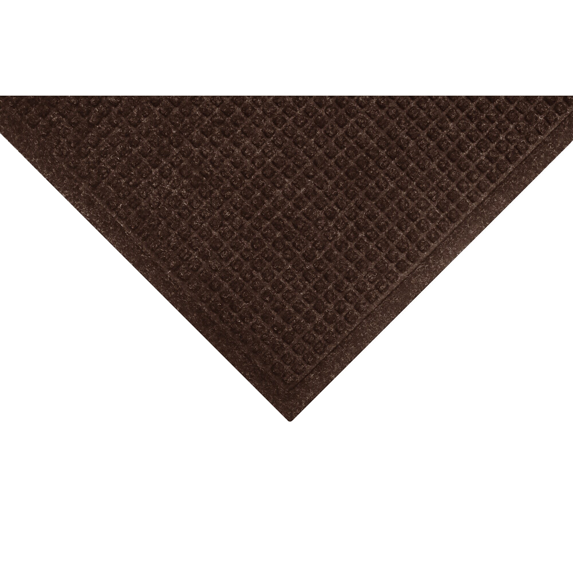 M+A Matting WaterHog Squares Commercial Wiper/Scraper Entrance Floor Mat, 4′ x 6′, Dark Brown (2805246170) Sansujyuku sansujyuku.com