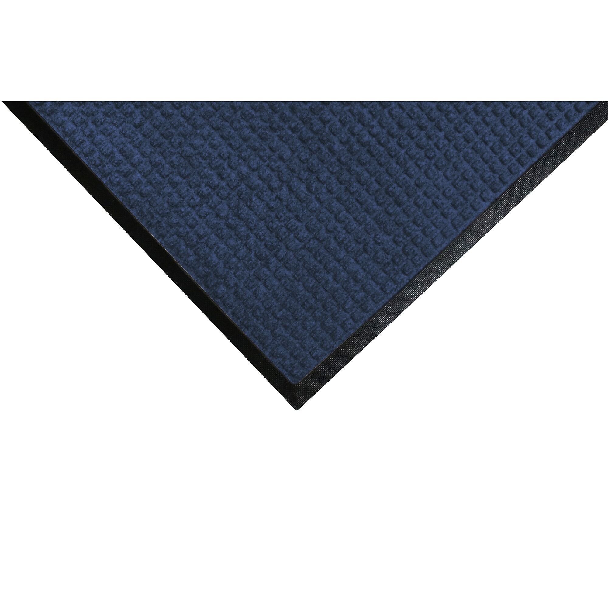 M+A Matting WaterHog Squares Commercial Wiper/Scraper Entrance Floor Mat, 4′ x 10′, Navy (20061410170) Sansujyuku sansujyuku.com