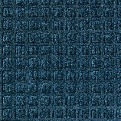 M+A Matting WaterHog Squares Commercial Wiper/Scraper Entrance Floor Mat, 3′ x 5′, Navy (2006135170) Sansujyuku sansujyuku.com