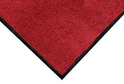 M+A Matting ColorStar Commercial Wiper Entrance Floor Mat, Smooth, 2′ x 3′, Red/Black (100123140) Sansujyuku sansujyuku.com