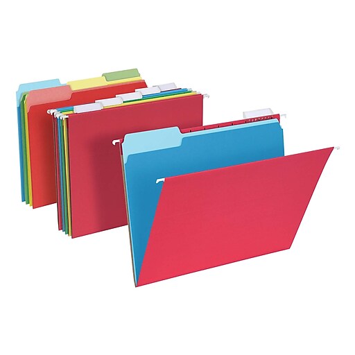 Pendaflex Hanging File Folder Combo Kit, Letter Size, Assorted Color