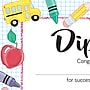 Great Papers Grade School Diploma Graduation Certificates, 8.5" x 11", Multicolor, 15/Pack (2020002)~#|#~sp124313806_sc7