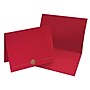 Great Papers Classic Crest Certificate Holders, 8.5" x 11", Red, 5/Pack (903031S)~#|#~sp124313822_sc7