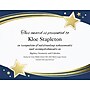 Great Papers Shooting Stars Certificates, White, 15/Pack (20103777)~#|#~sp124313823_sc7