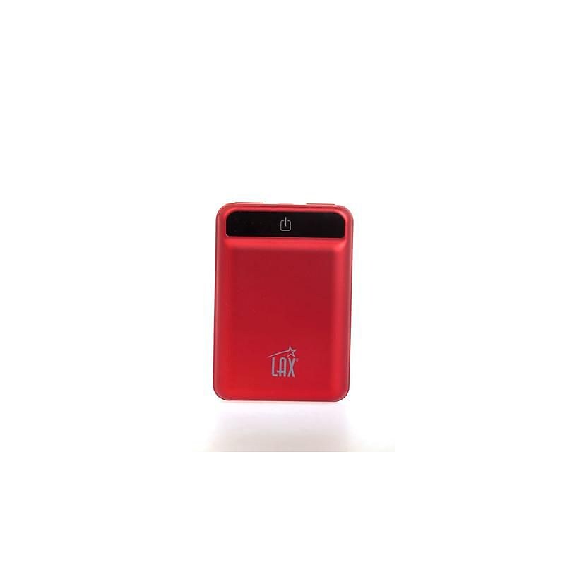 LAX Pro Mini 10000mAh Portable Power Bank - 2x High-Speed 5V/2A USB Charging Ports – Tablets and Phones (Red) (LAXCMPPB10K-RED) image 1