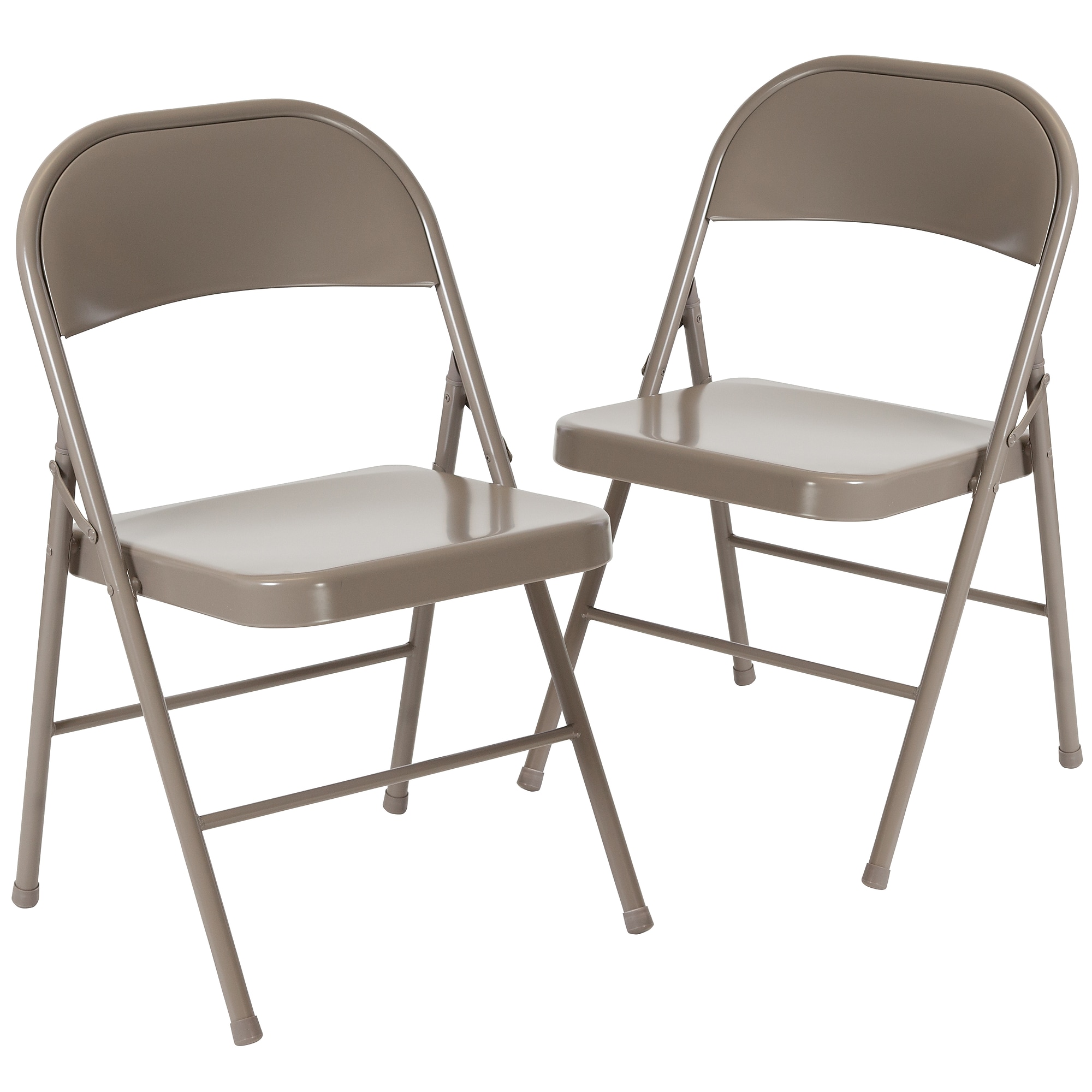 Flash Furniture HERCULES Series Metal Folding Chair, Gray, 2/Pack (2BDF002GY) Sansujyuku sansujyuku.com