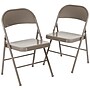 Flash Furniture HERCULES Series Metal Folding Chair, Gray, 2/Pack (2BDF002GY)~#|#~sp124436340_sc7