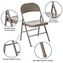 Flash Furniture HERCULES Series Metal Folding Chair, Gray, 2/Pack (2BDF002GY)~#|#~sp124436345_sc7