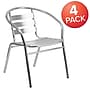 Flash Furniture Aluminum Stacking Indoor-Outdoor Chairs, 4/Pack (4TLH017B)~#|#~sp124436526_sc7