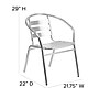 Flash Furniture Aluminum Stacking Indoor-Outdoor Chairs, 4/Pack (4TLH017B)~#|#~sp124436530_sc7