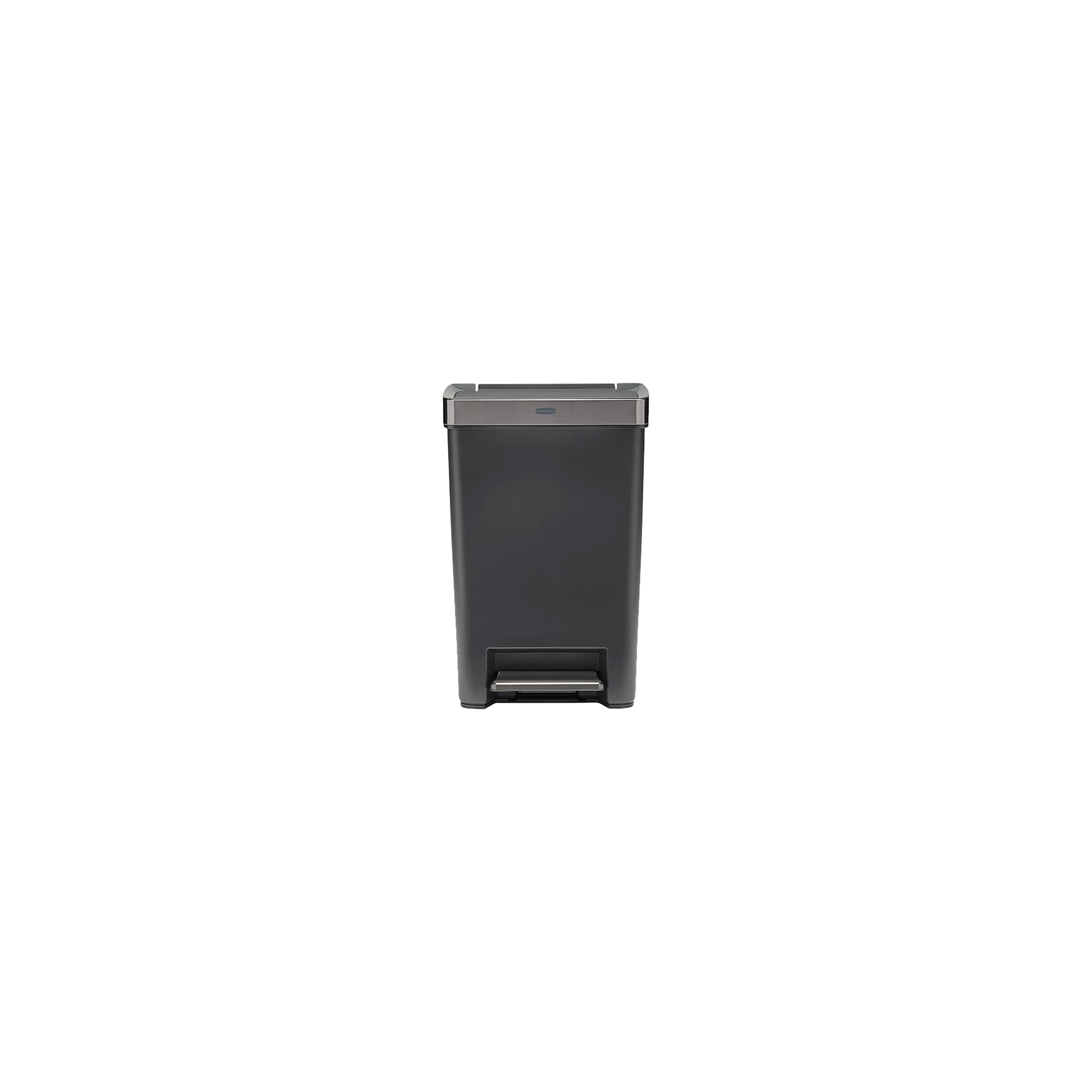 Rubbermaid Premier Series III Indoor Step-On Trash Can with Lid, 12.4 Gallon, Black (2120983) Sansujyuku sansujyuku.com