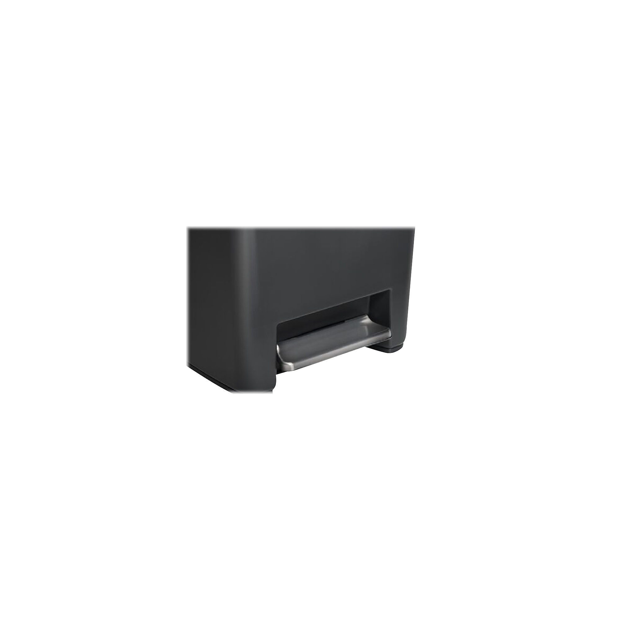 Rubbermaid Premier Series III Indoor Step-On Trash Can with Lid, 12.4 Gallon, Black (2120983) Sansujyuku sansujyuku.com