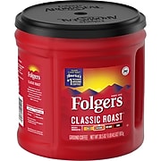 Folgers Classic Roast Ground Coffee, Medium Roast, 6/Carton (20421CT)