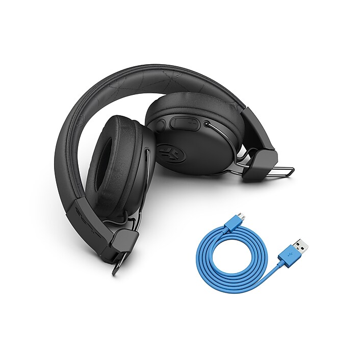 Studio Wireless On Ear Headphones Black HBASTUDIORBLK4 Staples