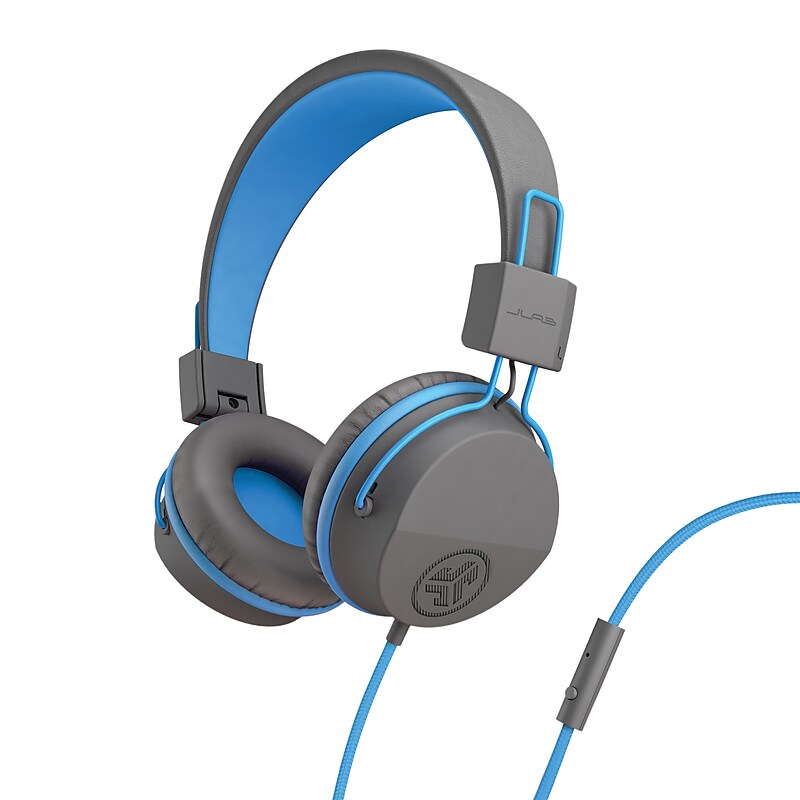 JBuddies Studio On-Ear Kids Headphone,Gray/Blue (JKSTUDIO-GRYBLU-BOX) image 1