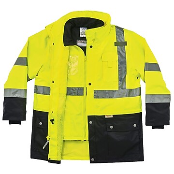 GloWear 8388 Type R Class 3/2 Thermal Jacket Kit, Lime, Large (25534)