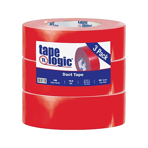 Wod Tape Red Colored Duct Tape - 2.5 inch x 60 Yards - Waterproof, UV Resistant, Industrial & Home Improvement Dtc10, Size: 2.5 x 60 yds.